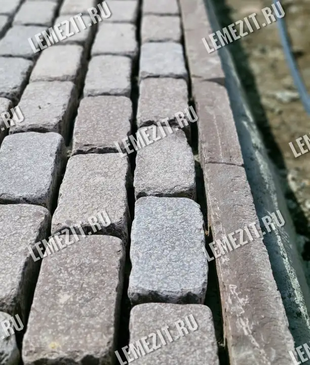 купить каменный бордюр из лемезита для дорожек и ландшафтного дизайна